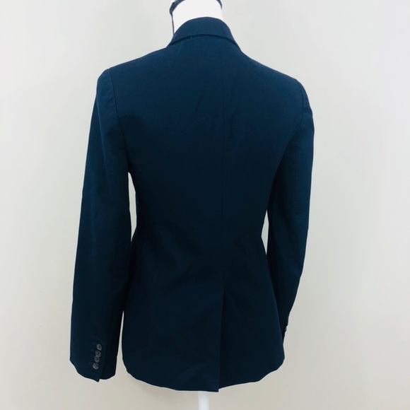 J. Crew Blazer Navy Blue Size 2 - Picture 4 of 8